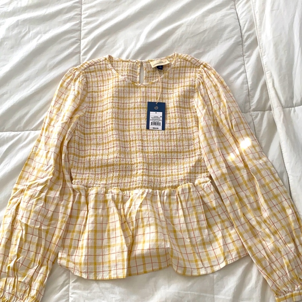 Yellow blouse
